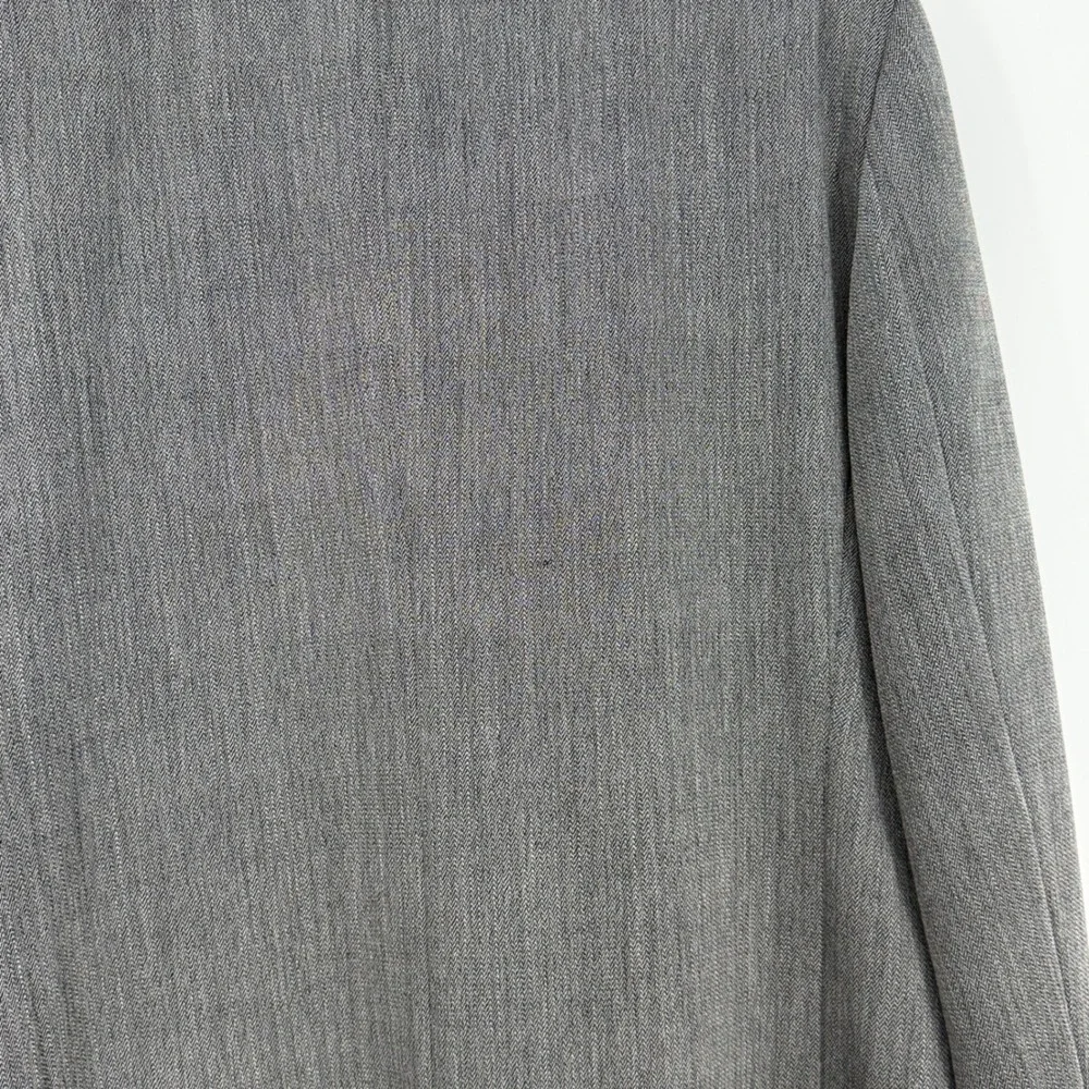Valentino Uomo Gray Wool Blend Sport Coat‎ Blazer Made in Italy Holes 46R